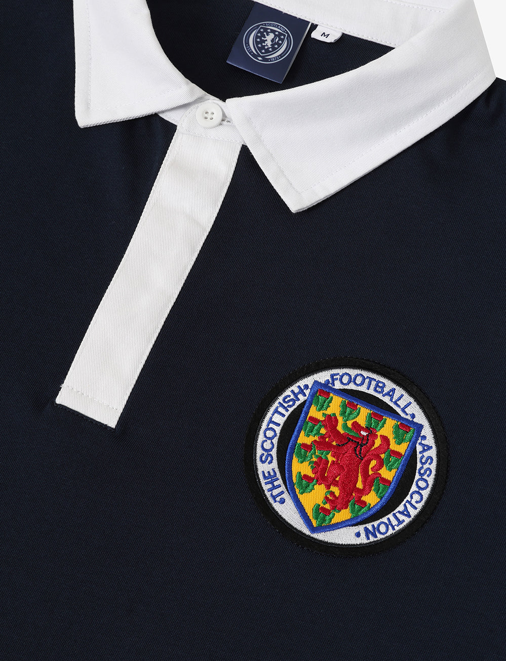 Official Team Scotland Long Sleeve Jersey - Navy - The World Football Store