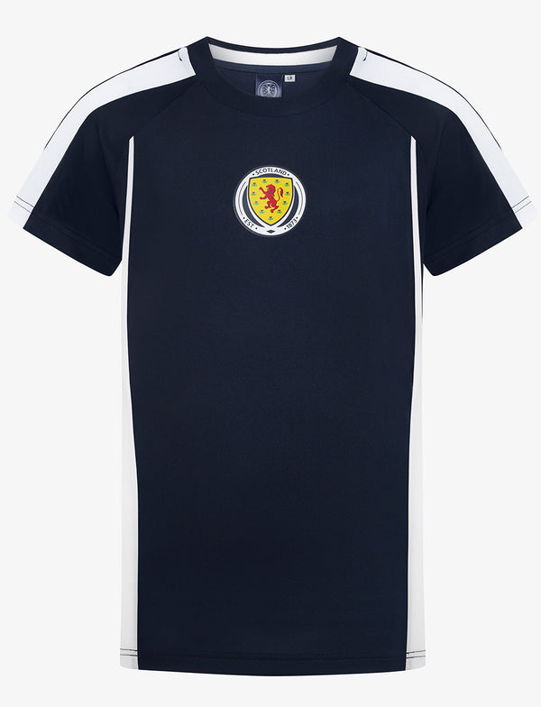 Official Team Scotland Kids T-Shirt - Navy - The World Football Store