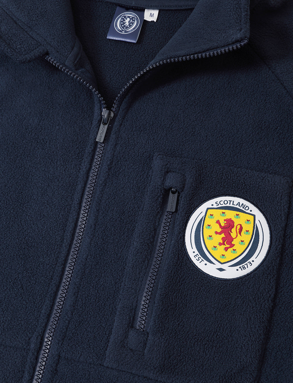 Official Team Scotland Microfleece - Navy - The World Football Store