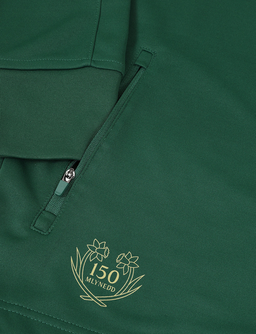 Official Team Wales 150th Anniversary Track Jacket - Green - The World Football Store