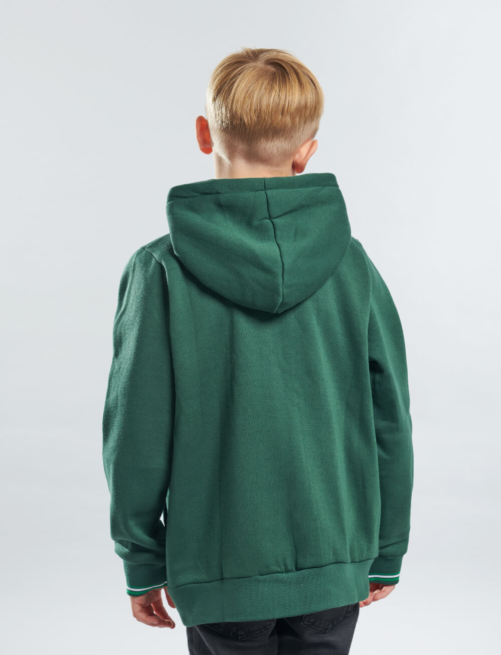 Official Celtic Kids Full Zip Hoodie - Green - The World Football Store