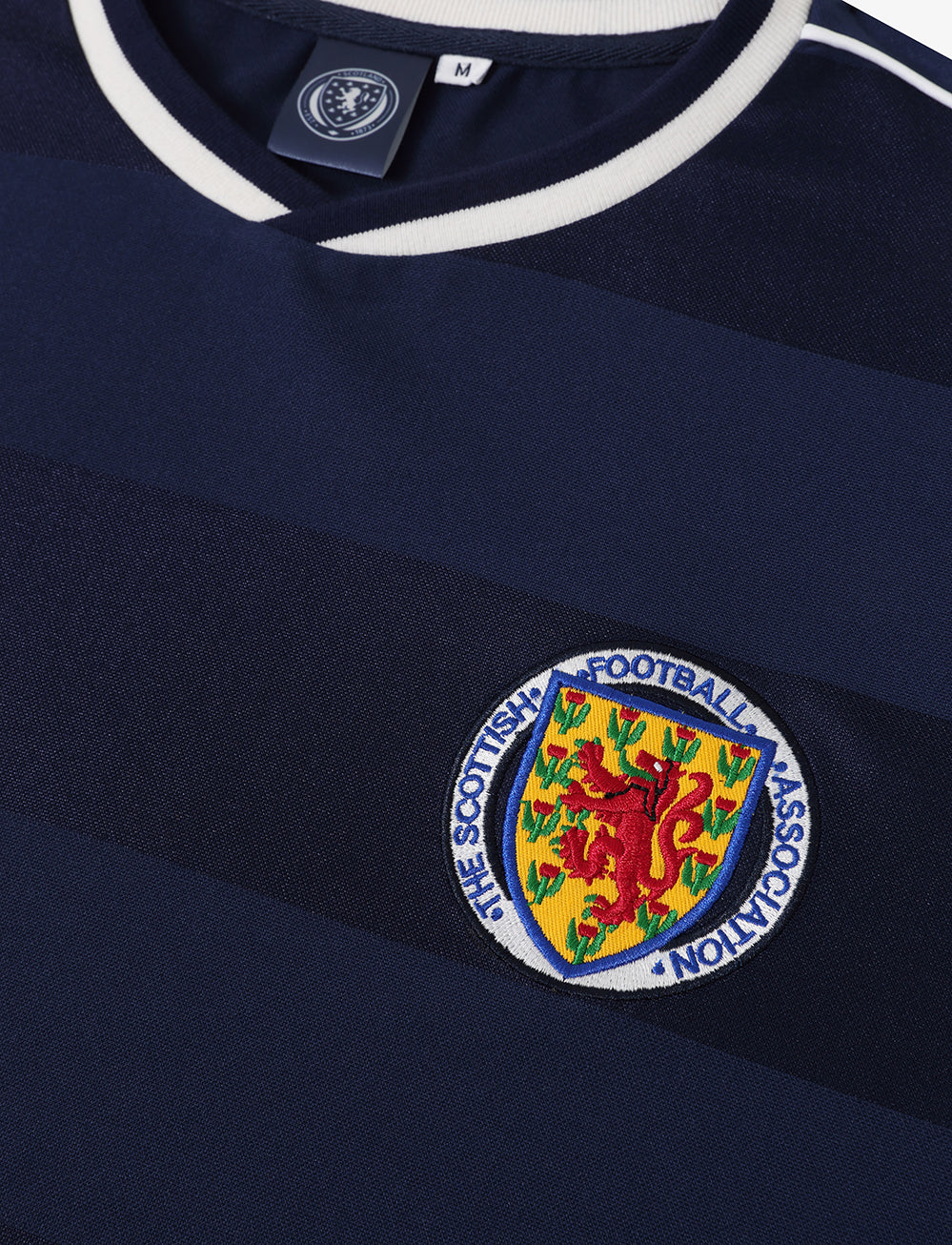 Official Team Scotland 1986 Retro Shirt - Navy - The World Football Store