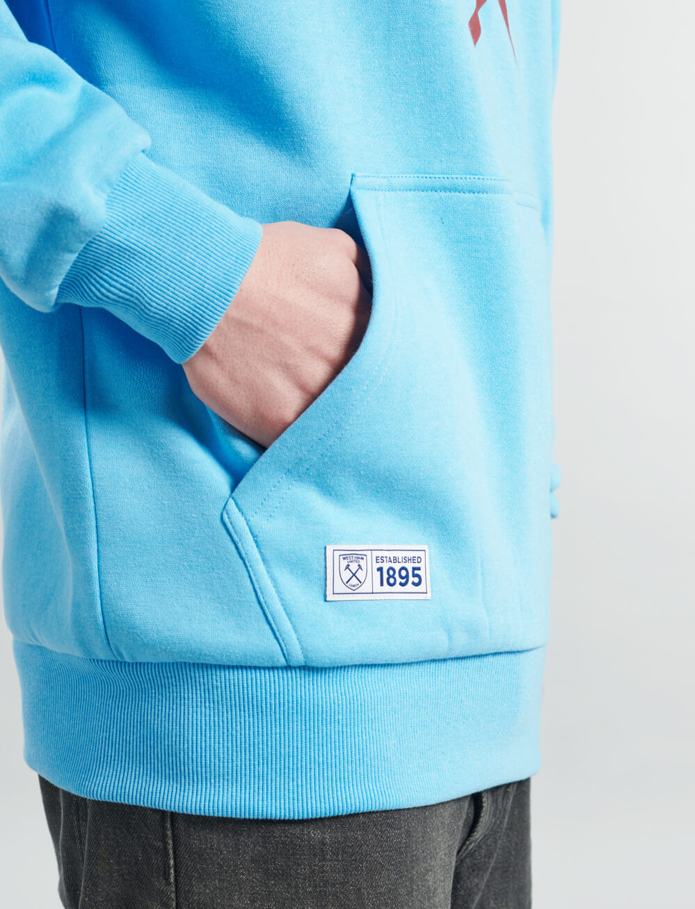 Official West Ham United Logo Hoodie - Blue - The World Football Store