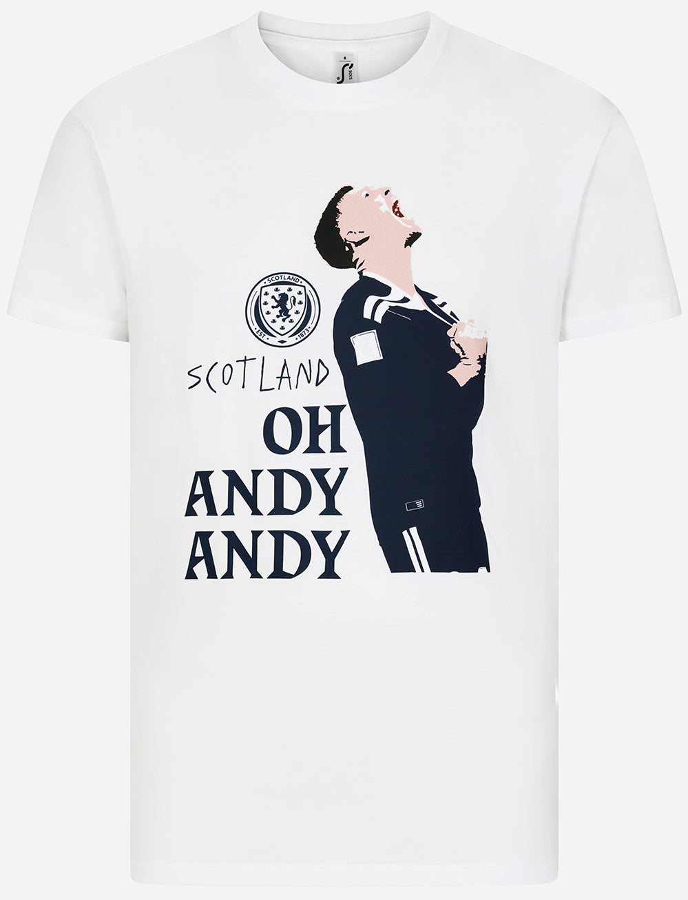 Official 'Robertson' Player T-Shirt - White - The World Football Store