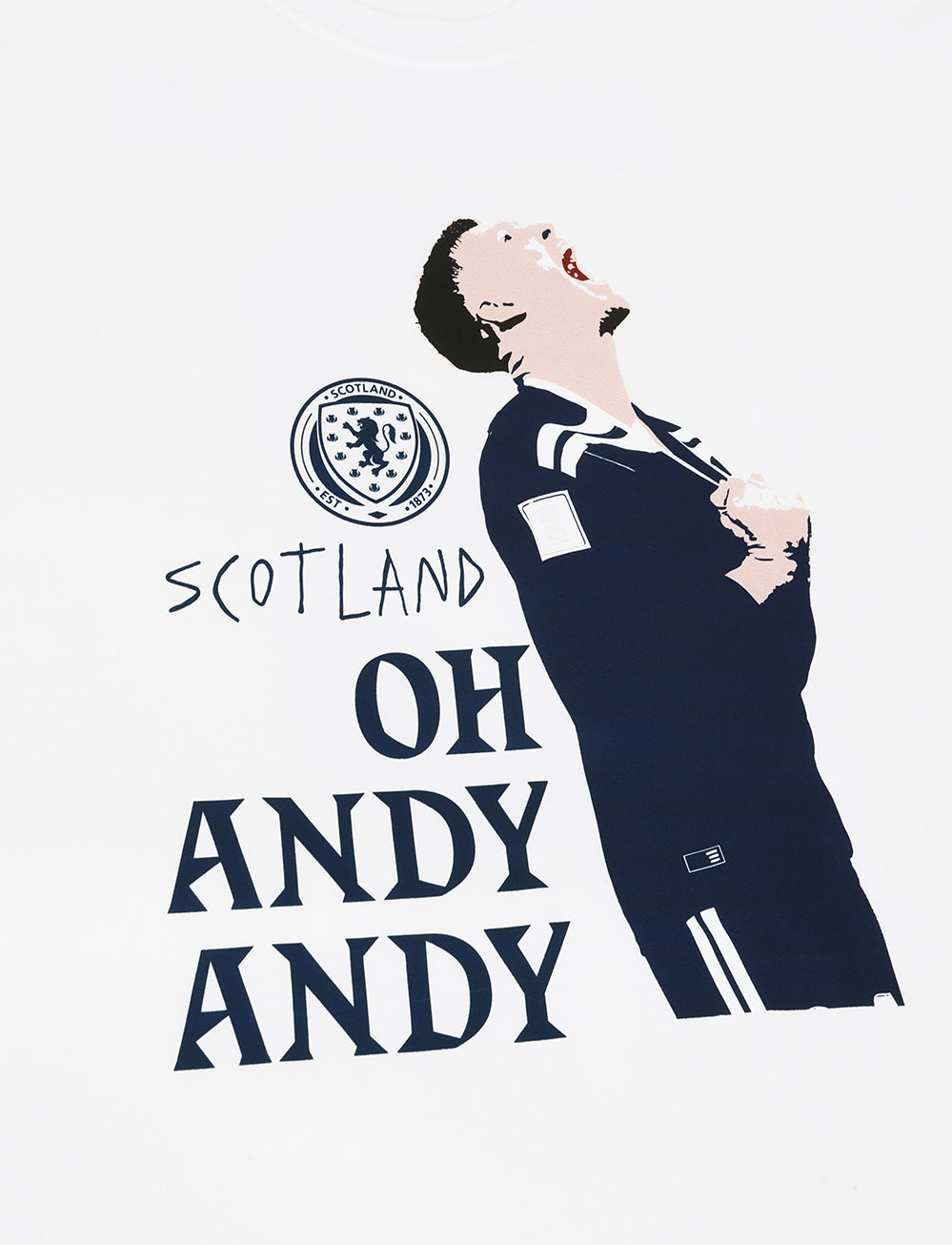 Official 'Robertson' Player T-Shirt - White - The World Football Store