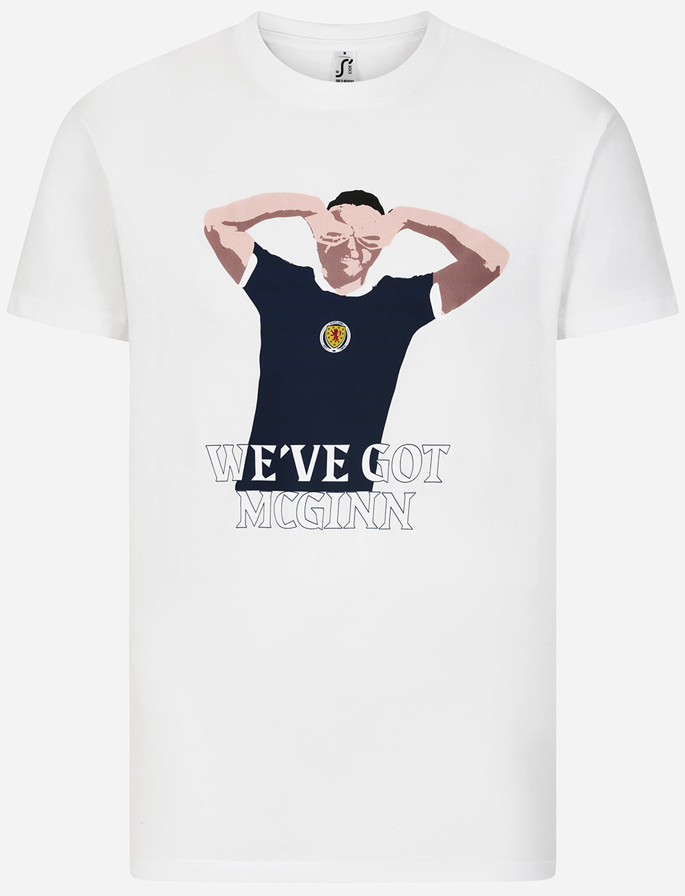 Official 'McGinn' Player T-Shirt - White - The World Football Store