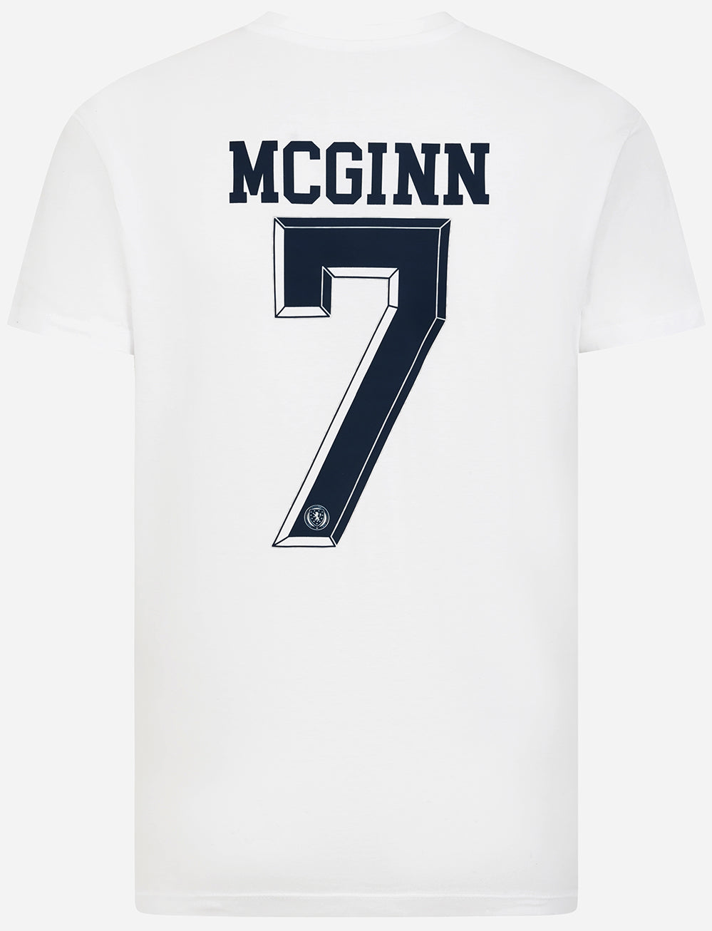 Official 'McGinn' Player T-Shirt - White - The World Football Store