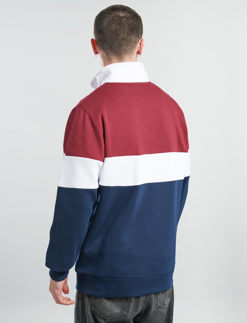 Official West Ham United 1/4 Zip Sweat - The World Football Store